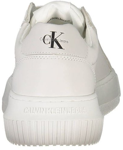 Calvin Klein White Polyester Women Sneaker Wit