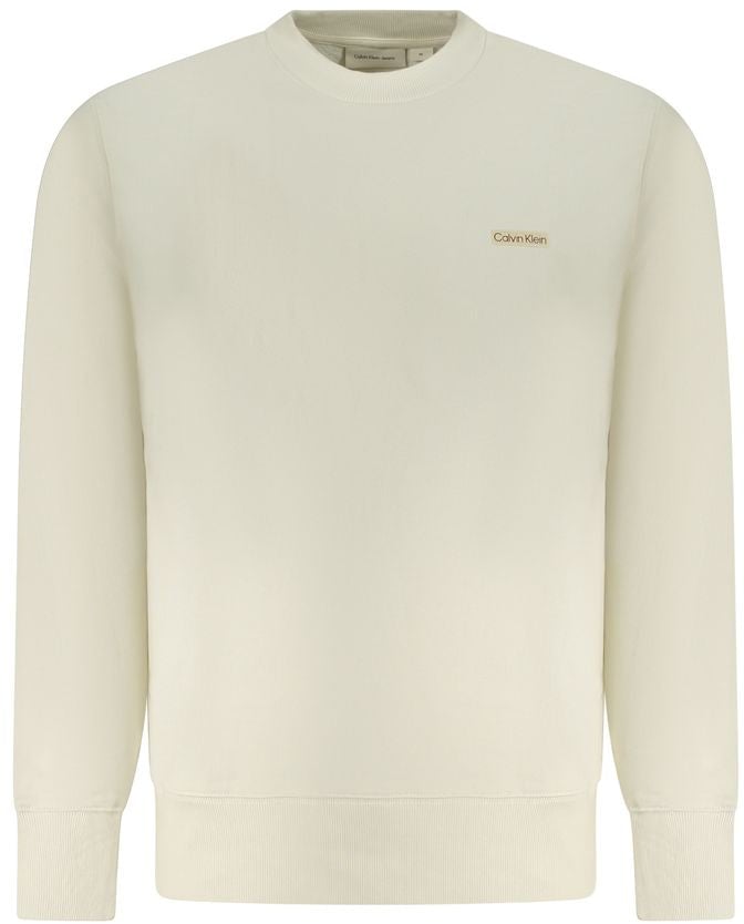 Calvin Klein Beige Cotton Men's Sweatshirt Beige