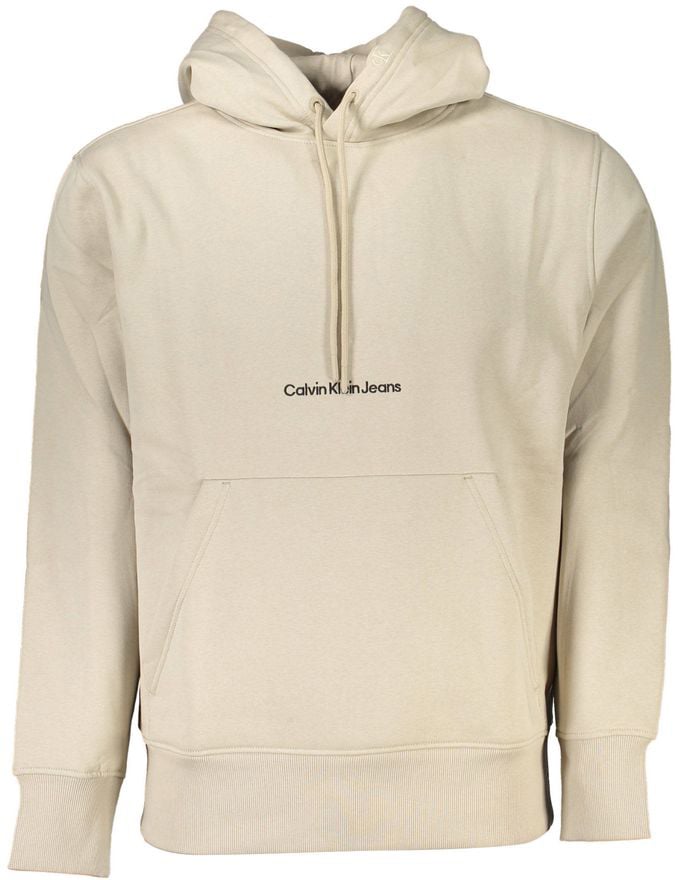 Calvin Klein Beige Cotton Men Sweater Beige