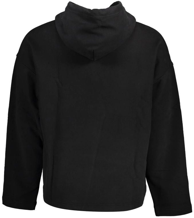 Calvin Klein Calvin Klein Black Cotton Men Sweatshirt Zwart