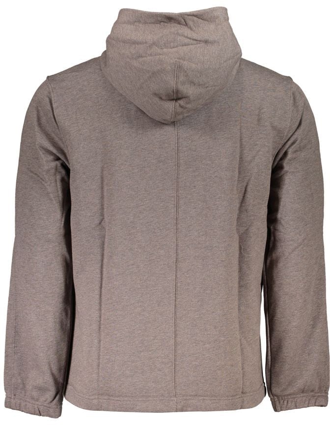 Calvin Klein Marrone Cotton Men's Sweatshirt Zwart