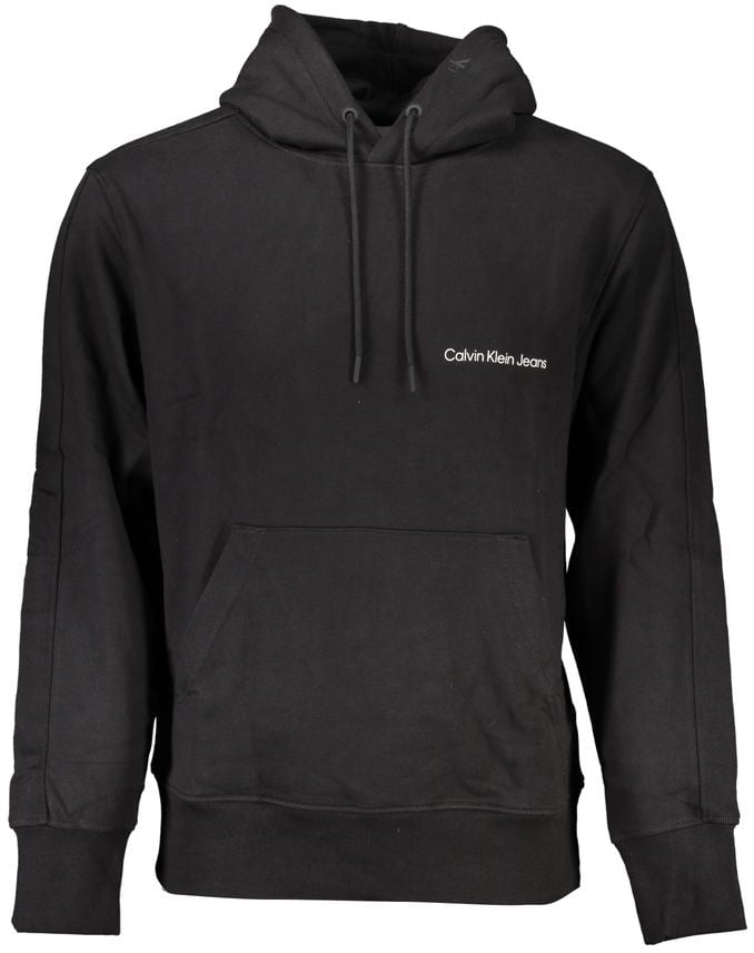 Calvin Klein Black Cotton Men Sweater Zwart