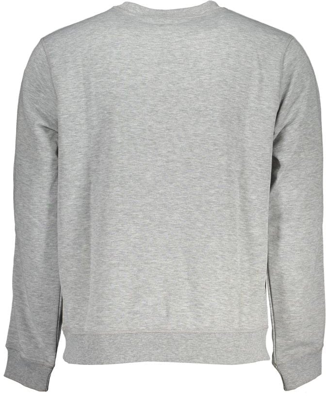 Calvin Klein Grigio Polyester Men Sweatshirt Grijs