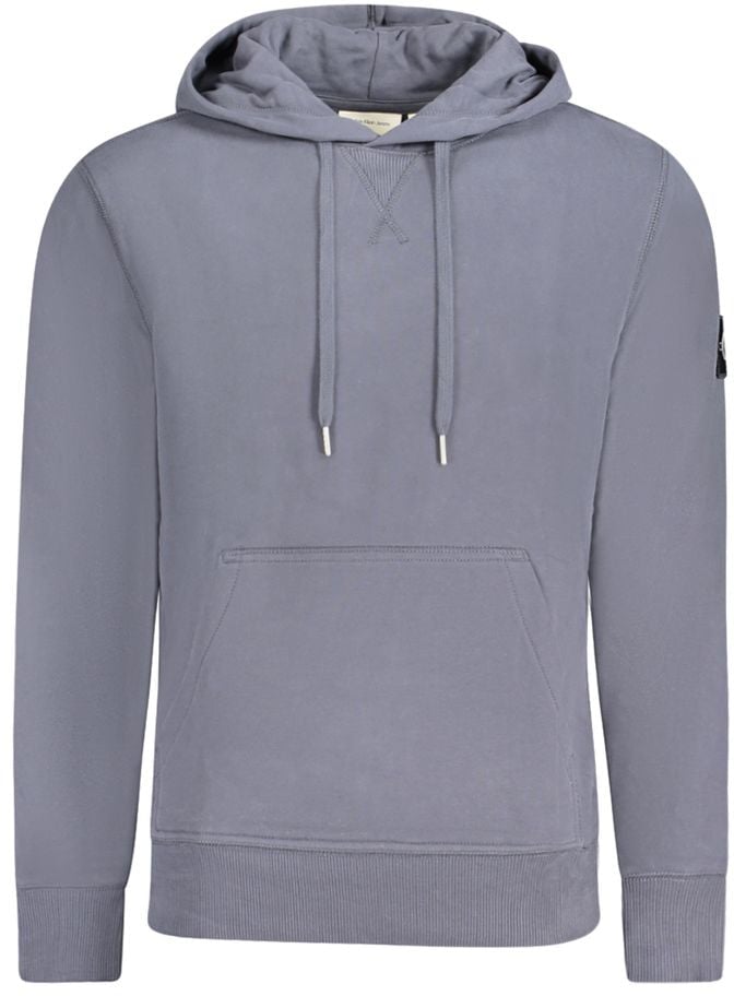 Calvin Klein Blue Cotton Men Sweater Blauw