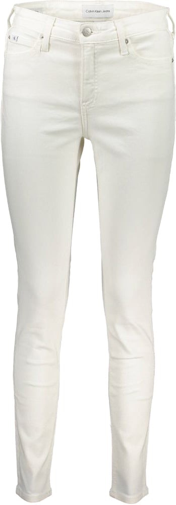 Calvin Klein Bianco Cotton Women Jeans Wit