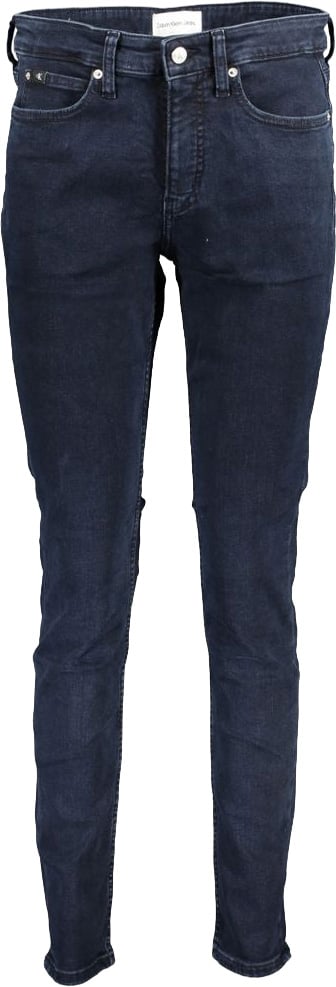 Calvin Klein Blue Cotton Women Skinny Jean Blauw