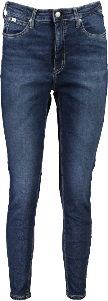 Calvin Klein Blu Cotton Womens Jeans Blauw