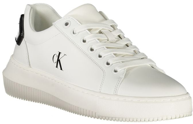 Calvin Klein Bianco Polyurethane Women Sneaker Wit