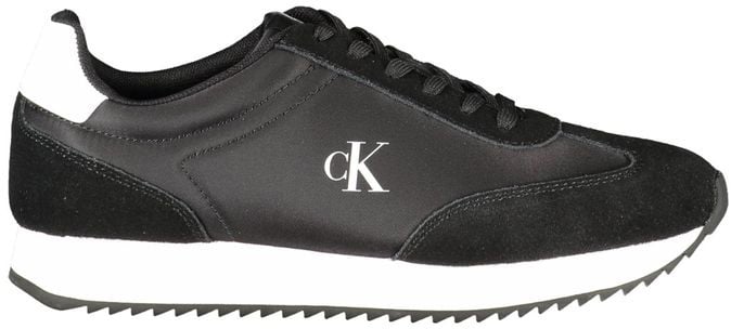 Calvin Klein Nero Leather Women Sneaker Zwart