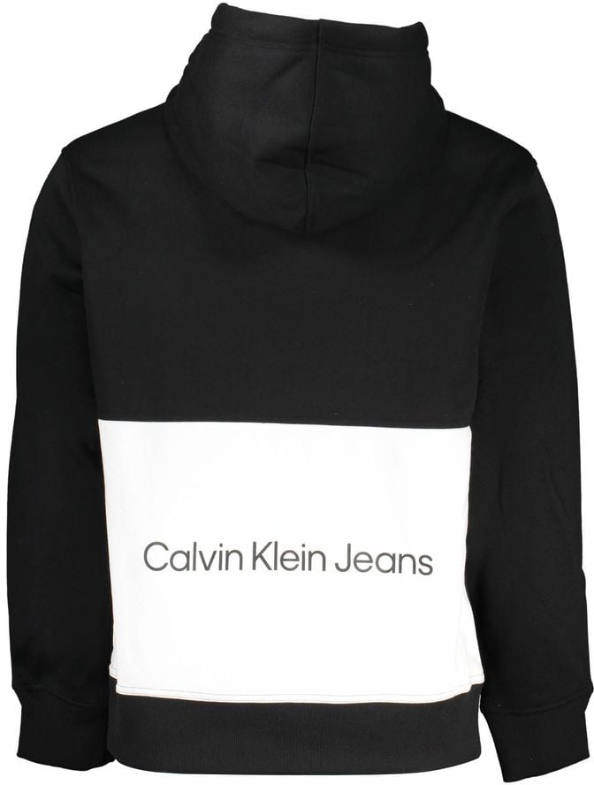 Calvin Klein Calvin Klein Black Polyester Men's Sweatshirt Zwart