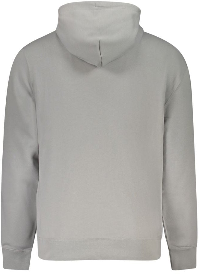 Calvin Klein Grigio Cotton Male Sweatshirt Grijs
