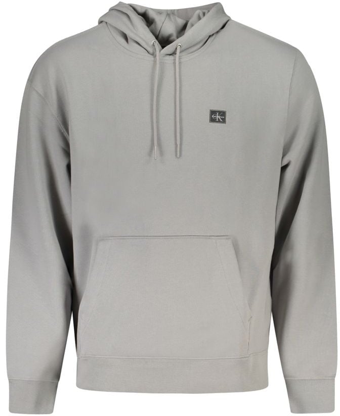 Calvin Klein Grigio Cotton Male Sweatshirt Grijs