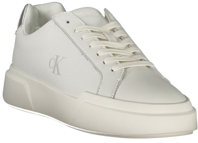 Calvin Klein Bianco Polyurethane Women Sneaker Wit