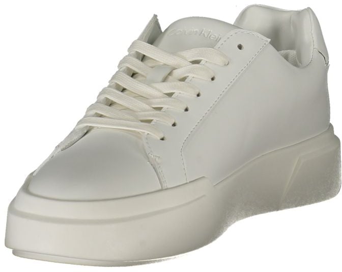 Calvin Klein Bianco Polyurethane Women Sneaker Wit
