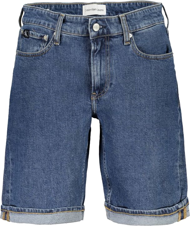 Calvin Klein Blu Cotton Men Short Blauw
