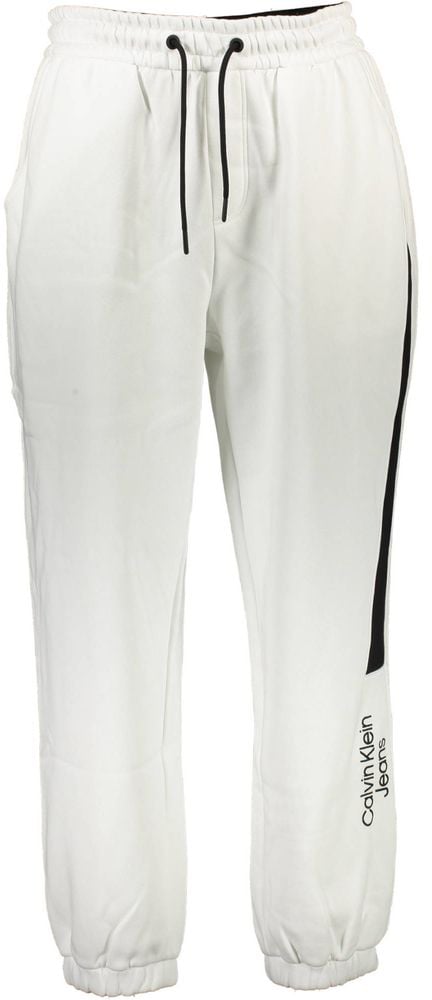 Calvin Klein Calvin Klein White Cotton Men's Sweatpant Wit