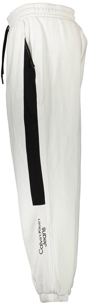 Calvin Klein Calvin Klein White Cotton Men's Sweatpant Wit