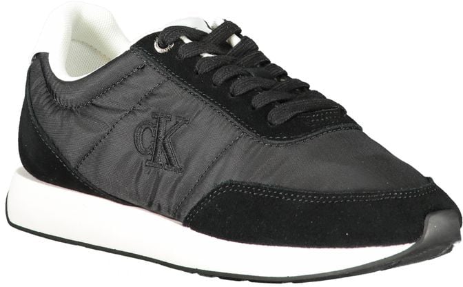 Calvin Klein Black Polyester Women Sneaker Zwart