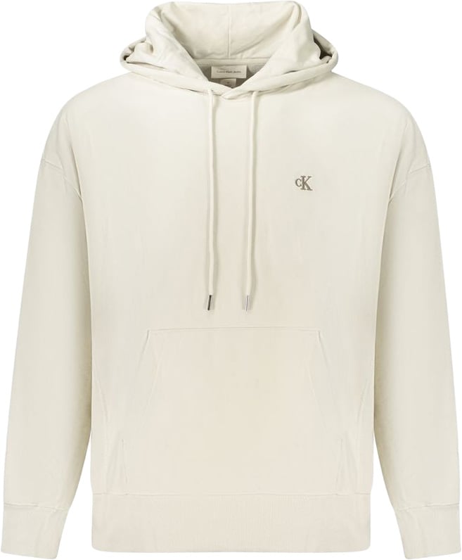 Calvin Klein Beige Cotton Men's Hoodie Beige