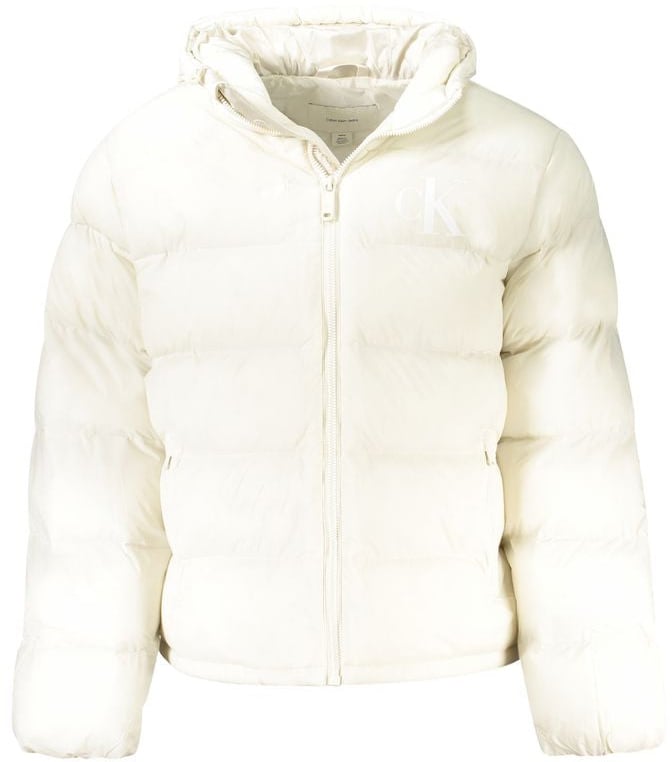 Calvin Klein Bianco Poliammide Uomo Jacket Wit