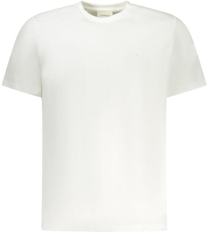 Calvin Klein Bianco Cotton Men T-Shirt Wit