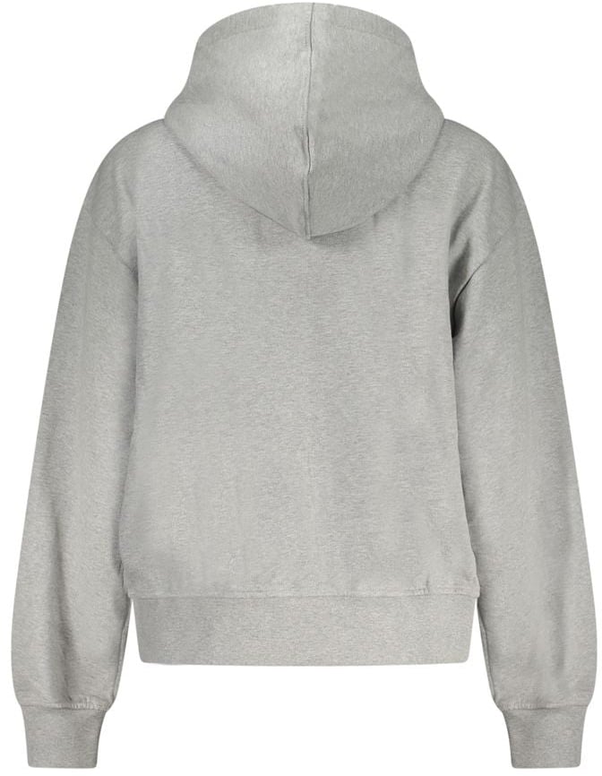 Calvin Klein Grigio Cotton Women's Hoodie Grijs