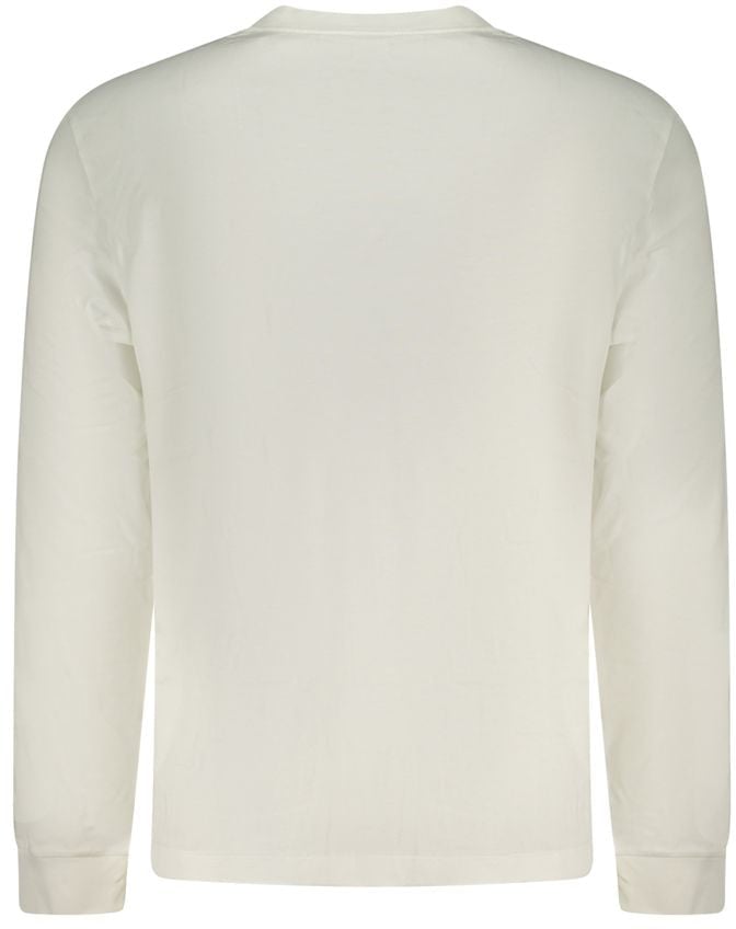 Calvin Klein White Cotton Men T-Shirt Wit