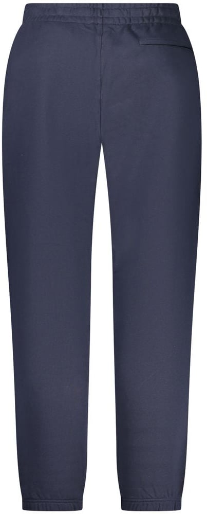 Calvin Klein Blu Cotton Men's Sport Trouser Blauw