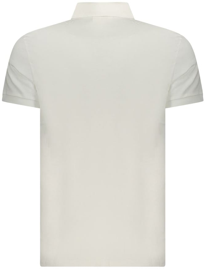Calvin Klein Calvin Klein Bianco Cotton Men Polo Wit