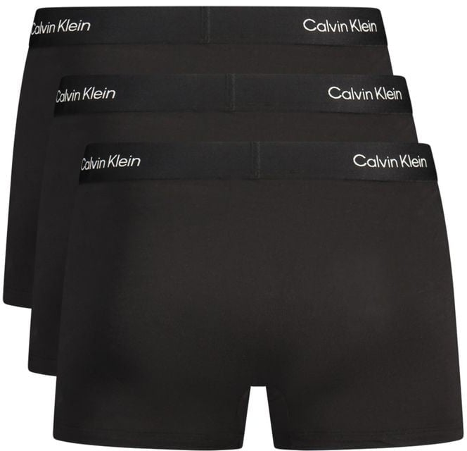 Calvin Klein Black Cotton Men's Boxer Shorts Zwart