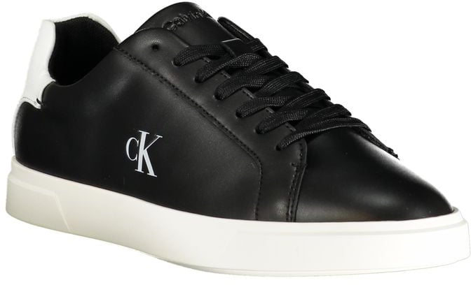 Calvin Klein Black Polyurethane Women Sneaker Zwart
