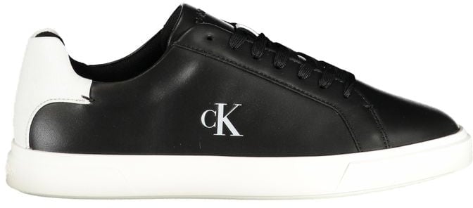 Calvin Klein Black Polyurethane Women Sneaker Zwart