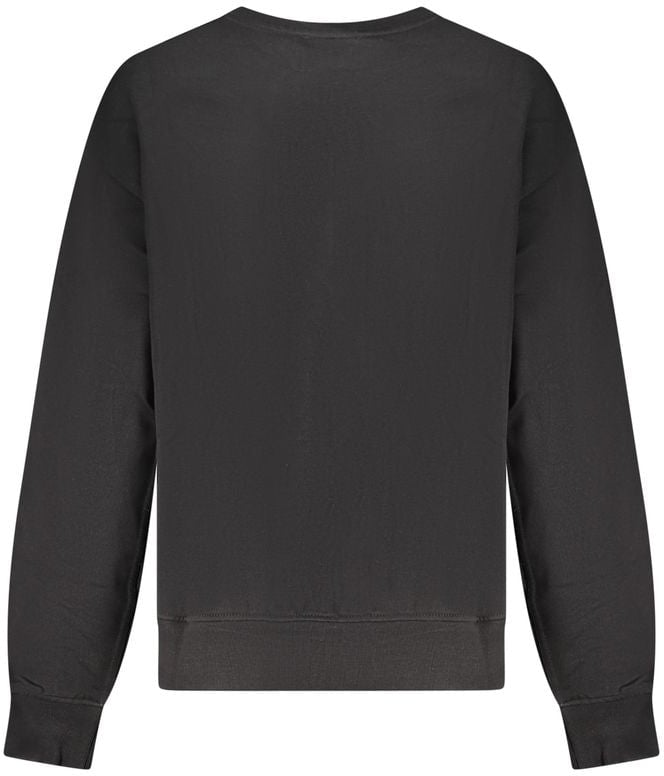 Calvin Klein Black Cotton Women Sweatshirt Zwart