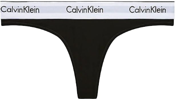 Calvin Klein Calvin Klein Underwear Black Cotton Pantie Zwart