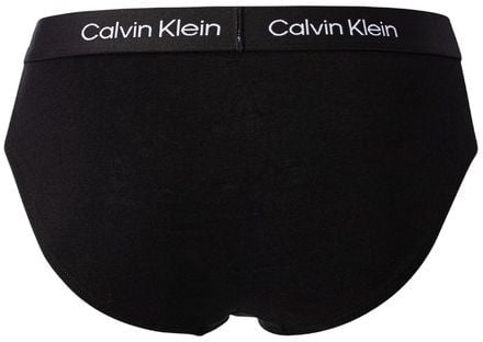 Calvin Klein Underwear Black Cotton Briefs Zwart