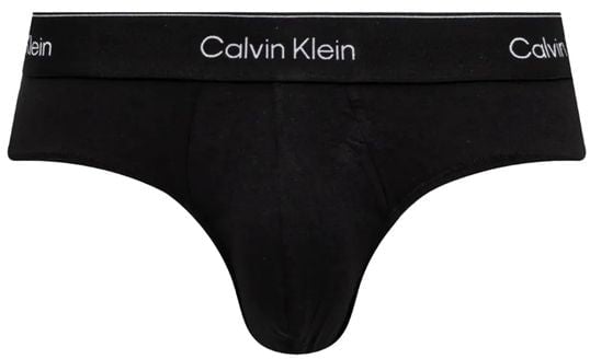 Calvin Klein Underwear Black Cotton Briefs Zwart