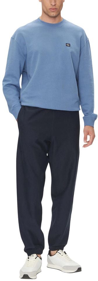Calvin Klein Jeans Blue Cotton Joggers (Workout Pants) Blauw