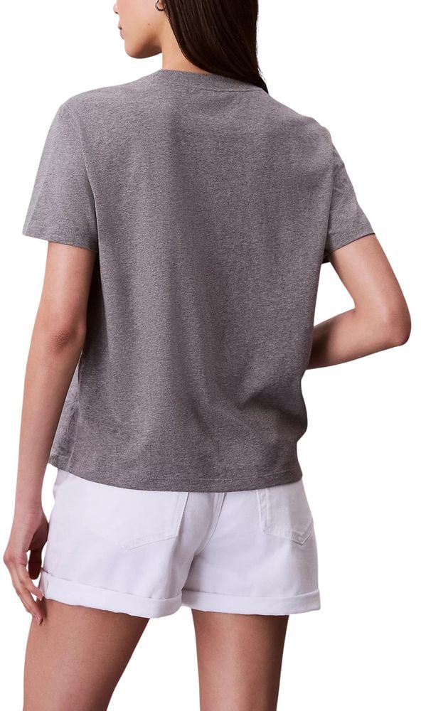 Calvin Klein Jeans Gray Cotton T-Shirt Grijs
