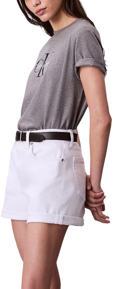 Calvin Klein Jeans Gray Cotton T-Shirt Grijs