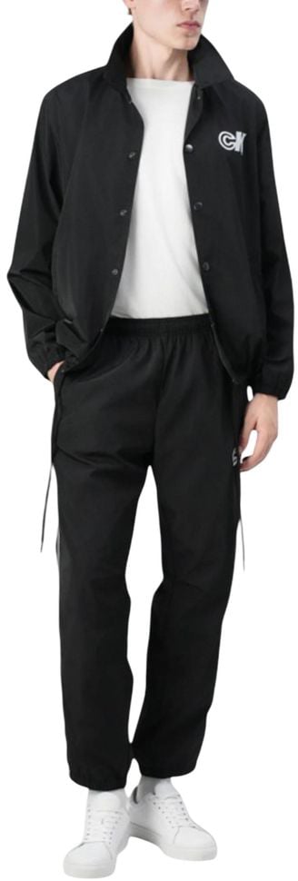 Calvin Klein Jeans Black Polyester Joggers (Workout Pants) Zwart