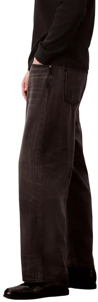Calvin Klein Jeans Black Lyocell Relaxed Fit Jeans Zwart
