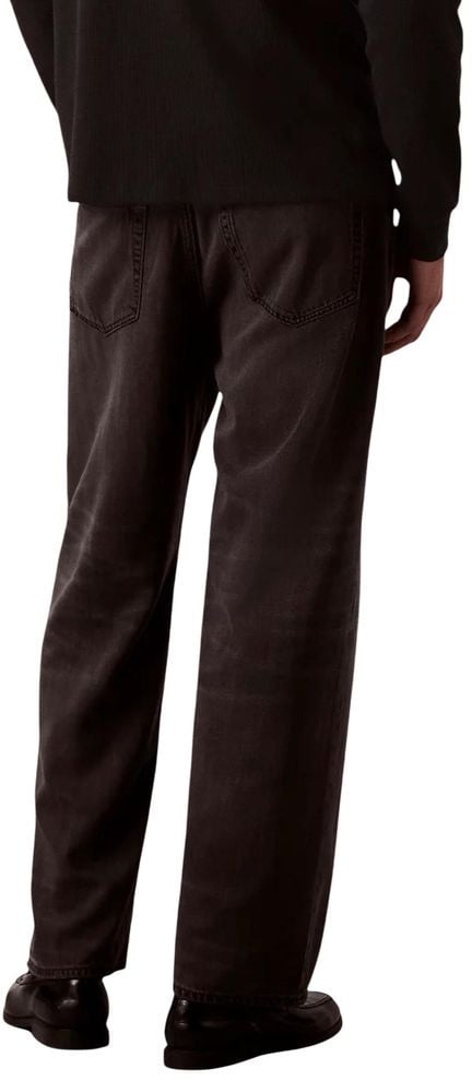 Calvin Klein Jeans Black Lyocell Relaxed Fit Jeans Zwart