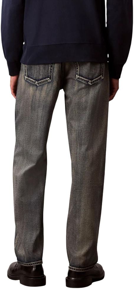 Calvin Klein Jeans Beige Cotton Relaxed Fit Jeans Beige