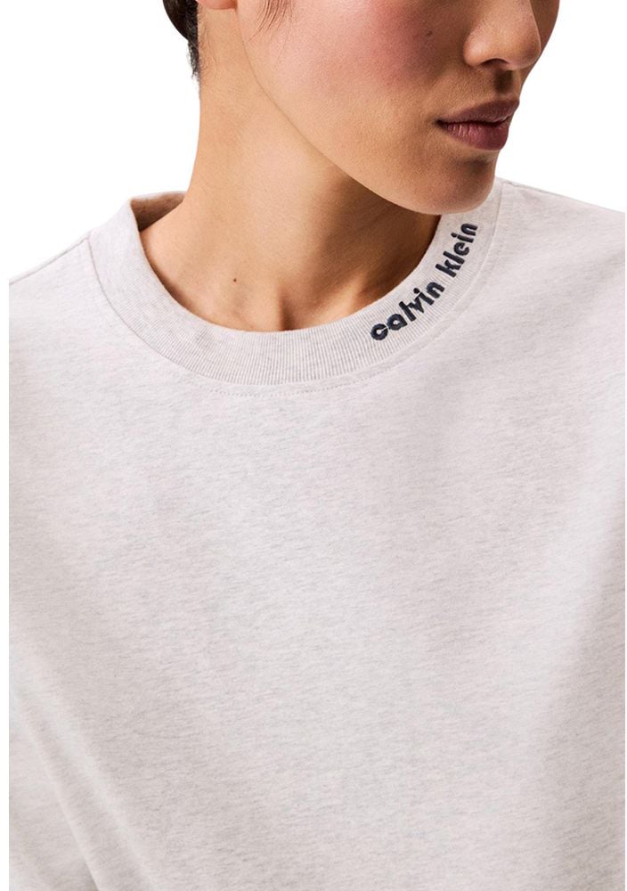 Calvin Klein Jeans Gray Cotton T-Shirt Grijs