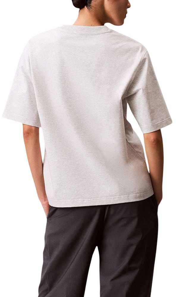 Calvin Klein Jeans Gray Cotton T-Shirt Grijs