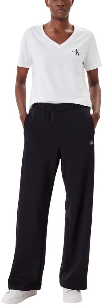 Calvin Klein Jeans Black Cotton Joggers (Workout Pants) Zwart