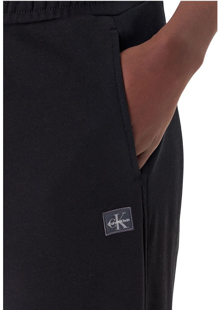 Calvin Klein Jeans Black Cotton Joggers (Workout Pants) Zwart
