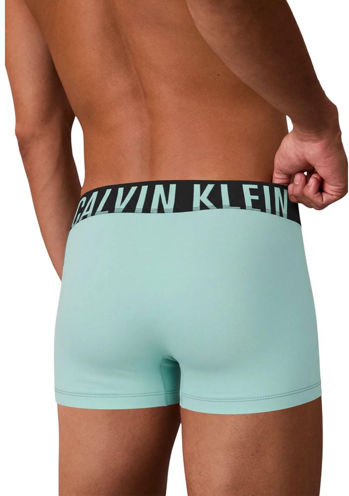 Calvin Klein Underwear Turquoise Cotton Boxers Lichtblauw