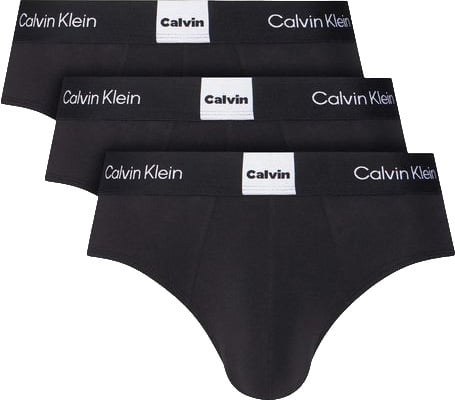 Calvin Klein Underwear Black Cotton Briefs Zwart