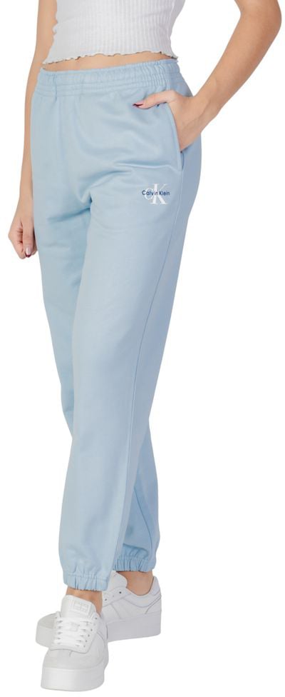 Calvin Klein Jeans Blue Cotton Joggers (Workout Pants) Blauw